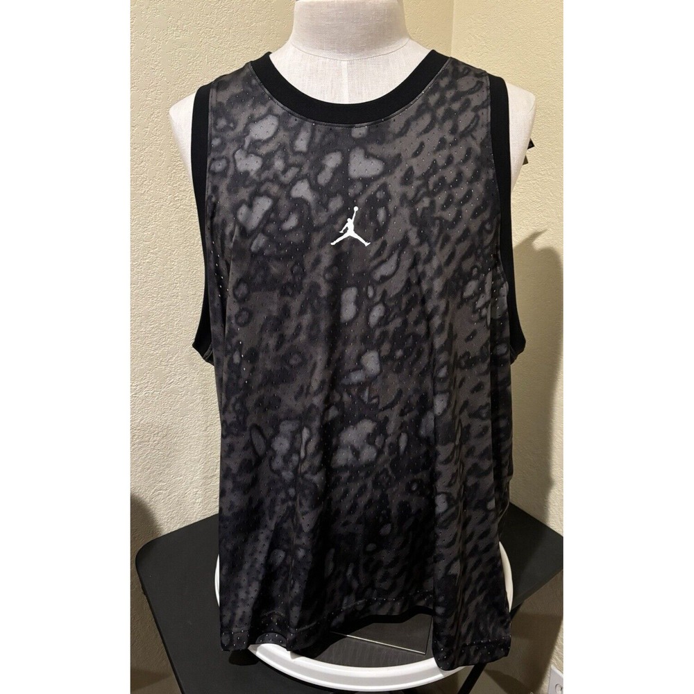 Nike Jordan Sport Mesh Camo Jersey Men's Size XXL FN5854-010 NEW